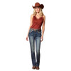 Western blue women denim jeans