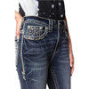 Western blue woman denim jeans