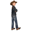 Western blue denim jeans