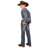 Western blue denim jeans