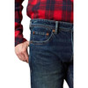 Western blue man denim jean