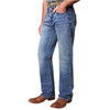 Western blue men denim jean