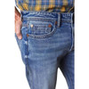Western blue men denim jeans