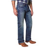 Western blue men denim jean