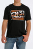 Cinch Men's Cinch Denim Black Short Sleeve T-Shirt MTT1690494