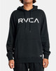 Rvca Men's Big Rvca Long Sleeve Hoodie - AVYSF00143-BLK