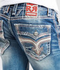 Rock Revival Men's Alternative Straight Gravel Denim Jeans - RP3591 - A200
