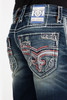 Rock Revival Men's  Gerek Straight Denim Jeans - RP3693-J200R - 32"