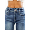Kancan Women's High Rise Skinny Straight Leg Denim Jeans - KC9253D
