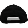 Hooey  "Zeneith" Black 6 Panel Hybrid Bill Mesh Back Snapback Patch Cap Hats - 2127T-BK