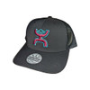 Hooey Sterling Trucker Hat With Teal Mesh Back Snapback Patch Hats - 2206T-BK