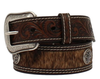 3D Boy's Brown Calf Hair Leather Belt - D120001702