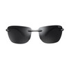 Bex Men's & Women's "Jaxyn X" Sunglasses (Black/Gray) - S38BGS