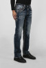 Rock Revival Men's "Amari" Straight Denim Jeans - RP3716J200 - 34"