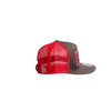 Red Dirt Men's & Women's "Red Black Original" MeshBack SnapBack Patch Cap Hats - RDHC212