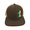 Sniper Pig Mexican PJ Cowboy Brown Mesh Back Snapback Patch Cap Hats - FT121
