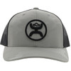 Hooey Men's O Classic 6 Panel Trucker Hat Mesh Back Snapback Patch Cap Hats - 2209T-GYBK