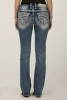 Rock Revival Women's "Ming" B203 Boot Cut Denim Jeans - RP2819B203 - 34"