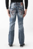 Rock Revival Men's "Clyde" J202 Straight Denim Jeans - RP3635J202 - 34"