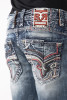 Rock Revival Men's "Clyde" J202R Straight Denim Jeans - RP3635J202R - 32"