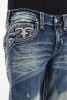 Rock Revival Men's "Garlyn" A205R Alt Straight Denim Jeans - RP3694A205R - 32"