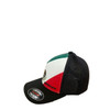 Oakley Men's Indy Passport Hat Black Mexico Flexfit Mesh Back Patch Cap Hats - FOS900914
