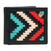 Hooey "BLACK HAWK" Handwoven Leather Bifold Wallet - HBF010-BKRD