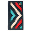 Hooey "BLACK HAWK" Handwoven Leather Black/Red Aztec Print Rodeo Wallet - HW010-BKRD