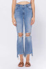 Hidden Women's Happi High Rise Basic Cropped Denim Jeans - HD3128C-M