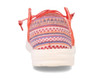 Hey Dude Youth Wendy Youth Aztec Red Shoes - 130126866