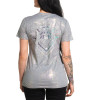 American Fighter Women's Kendleton V-Neck Short Sleeve T-Shirt Tee - FW13410