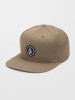 Volcom Men's Quarter Twill Snapback Patch Cap Hats - D5532103