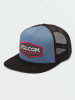 Volcom Men's Raffel Cheese Hat Mesh Back Snapback Patch Cap Hats - D5512203