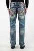 Rock Revival Men's 32" Rayne J200 Straight Denim Jeans - RP3767J200R