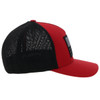Hooey Men's Liberty Roper Flexfit Hat Mesh Back Patch Cap Hats - 2110RDBK-02