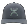 Hooey Men's Coach Flexfit Hat Patch Cap Hats - 2212GY-01