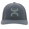 Hooey Men's Coach Flexfit Hat Patch Cap Hats - 2212GY-02