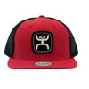 Hooey Men's & Women's Bronx Trucker Hat Mesh Back Snapback Patch Cap Hats - 2224T-RDBK