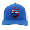 Hooey Unisex Cheyenne Trucker Hat Flexfit Hat Mesh Back Patch Cap Hats - 2244BLWH-01