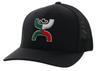 Hooey Men's Boquillas Flexfit Hat Mesh Back Patch Cap Hats - 2218RDBK-02