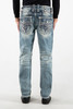Rock Revival Men's Greyton A208 Alt Straight Denim Jeans - RP3592A208
