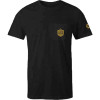 Hooey Men's Lone Star Crew Neck Short Sleeve T-Shirt Tee - HT1617BK