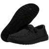Hey Dude Women's Wendy Sox Total Black Shoes - 121414942