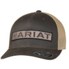 Ariat Men's Brown Mesh Back Snapback Patch Cap Hat