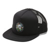 Vans Men's Forage Trucker Hats Mesh Back Snapback Patch Cap Hats - VN0A7PQUBLK1