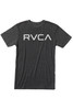 Rvca Men's Big Rvca Short Sleeve T-Shirt Tee - M420VRBI-BLK