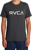 Rvca Men's Big Rvca Short Sleeve T-Shirt Tee - M420VRBI-BLK