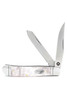 Hooey Mother Of Pearl Trapper Large Knife - HK125