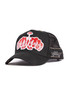 Red Monkey Love Hate Black Trucker Hat Mesh Back Snapback Patch Cap Hats - RM1416