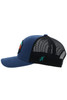 Hooey Punchy Trucker Hat Mesh Back Snapback Patch Cap Hats - 5027T-DEBK